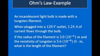 WAHS - AP Physics: Ohm's Law