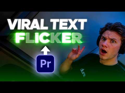 How To Edit The Text Effect Every Viral Editor Uses (1 Minute Setup!)
