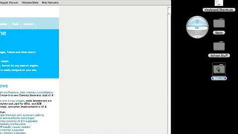 How to Set Up Your iWeb Website pt. 2