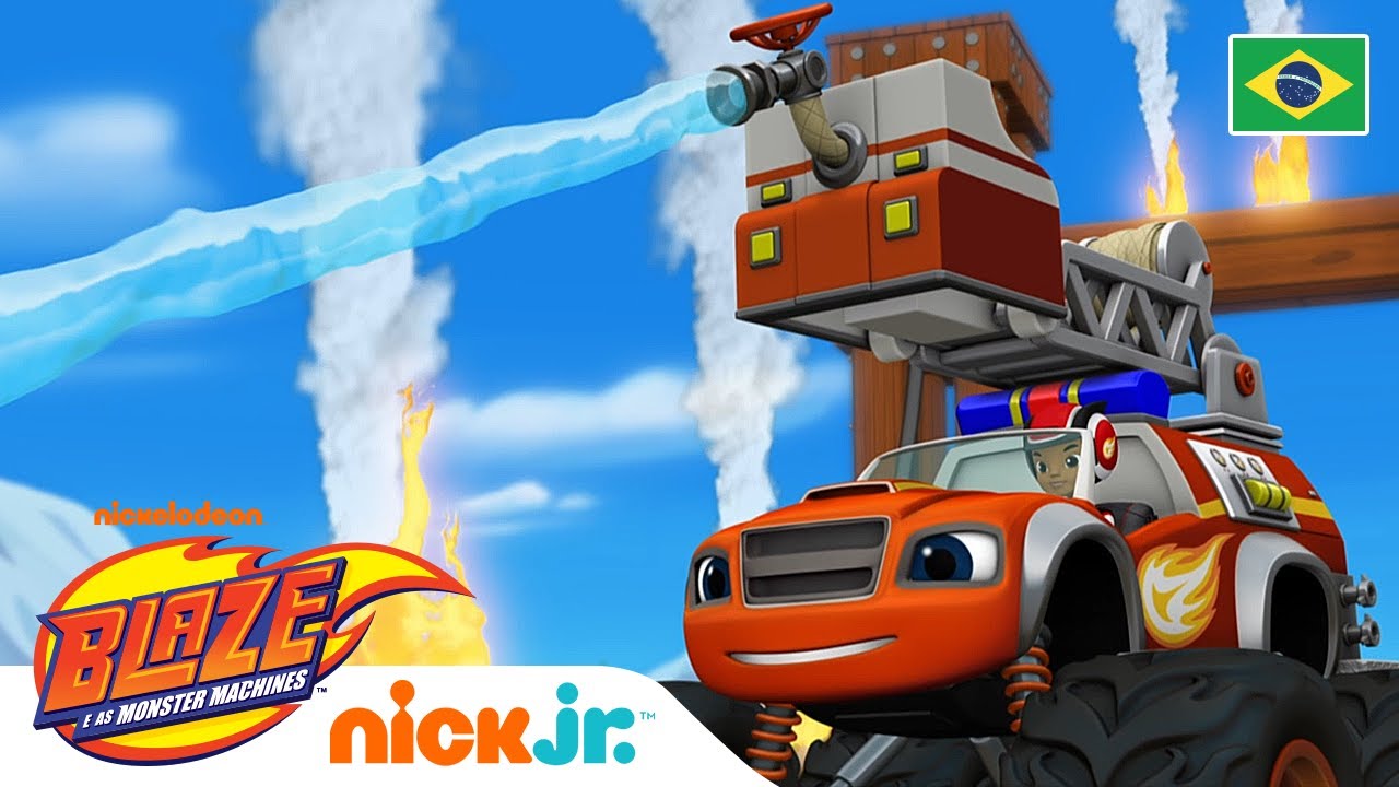 Blaze comandante dos bombeiros  | Blaze e os Monsters Machines