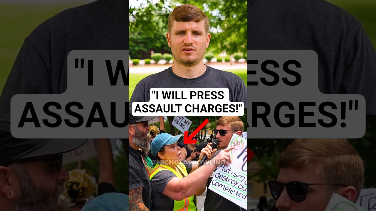 Praying for Threatening Protester! 🙏