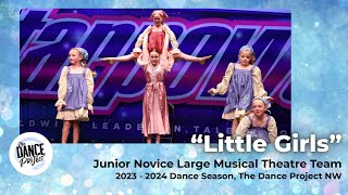 Little Girls Junior Novice Large Musical Theatre Team The Dance Project Nw