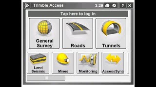 Trimble Access  - Vista en DXF y Mapas