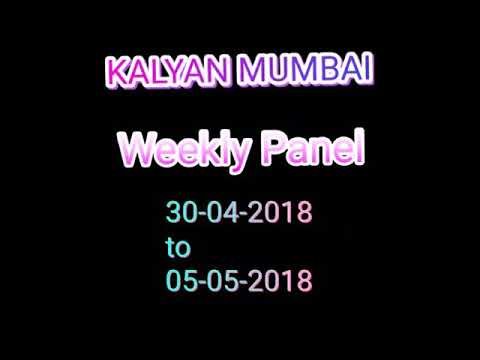 Weekly Panel Chart