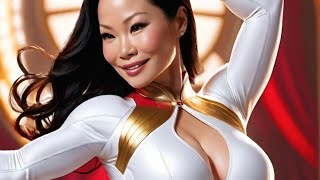 I Asked AI What If LUCY LIU Was Powergirl | AI Cosplay Lookbook