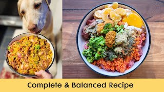 Complete & Balanced Raw Dog Food Recipe (AAFCO) | Rainbow Beef Brisket