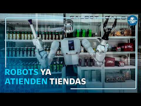 Robots humanoides ya atienden tiendas en Hong Kong