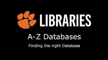 A-Z Databases