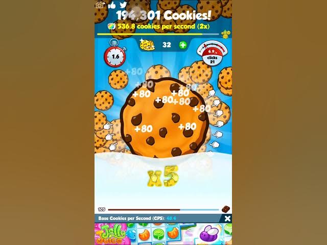 Cookie Clickers 2 Level 12 completed 