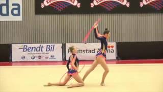 Uppsalaflickorna Maja Isaksson Lillie Gommel 2016-11-20