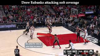 Drew Eubanks attacking soft coverage screenshot 2