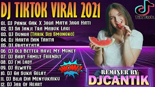 Dj Tiktok Terbaru 2021 - Dj Jaga Mata Jaga Hati X Panik Gak Full Album Remix Full Bass Terbaik 2021