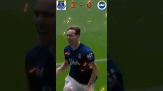 Everton vs Brighton - INSANE Goals 🔥Premier League Highlights #soccer  #football #shorts