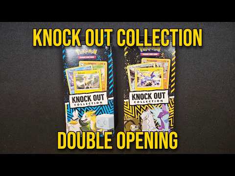 Double Pokemon Knock Out Collection Opening (Yellow + Blue) - YouTube