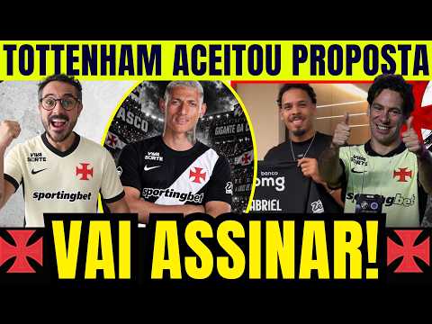 SAGA OVER! TOTTENHAM ACCEPTS OFFER AND RICHARLISON TO SIGN! VASCO PREPARES TO ANNOUNCE "THE PIGEON"