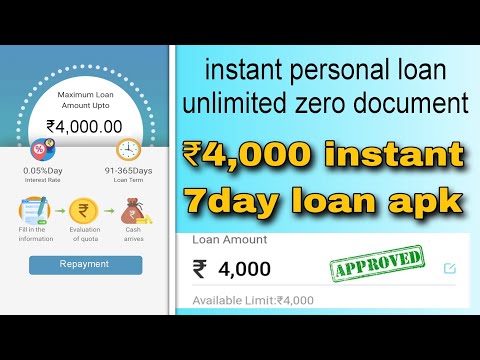 instant personal loan 7day loan app without document multiple loan without