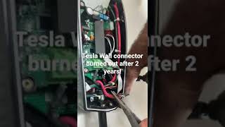 Tesla wall connector burnt after just 2 years of use!
