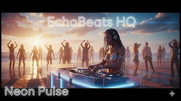 ECHOBEATS HQ – Neon Pulse – (Official Techno EDM Music Video 2025) | AI Cinematic