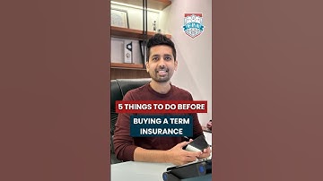 5 Things to do Before Buying a Term Insurance | Kirtan Shah CFP