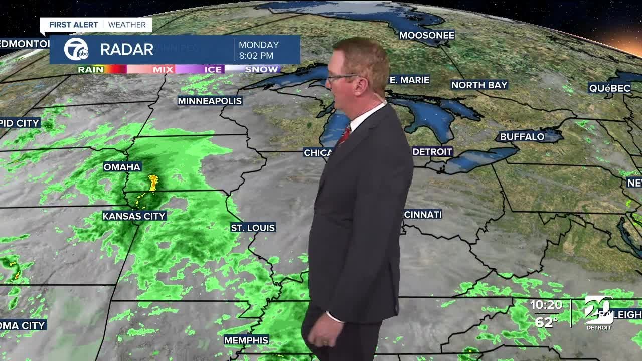 Clouds back Tuesday & rain Wednesday - YouTube