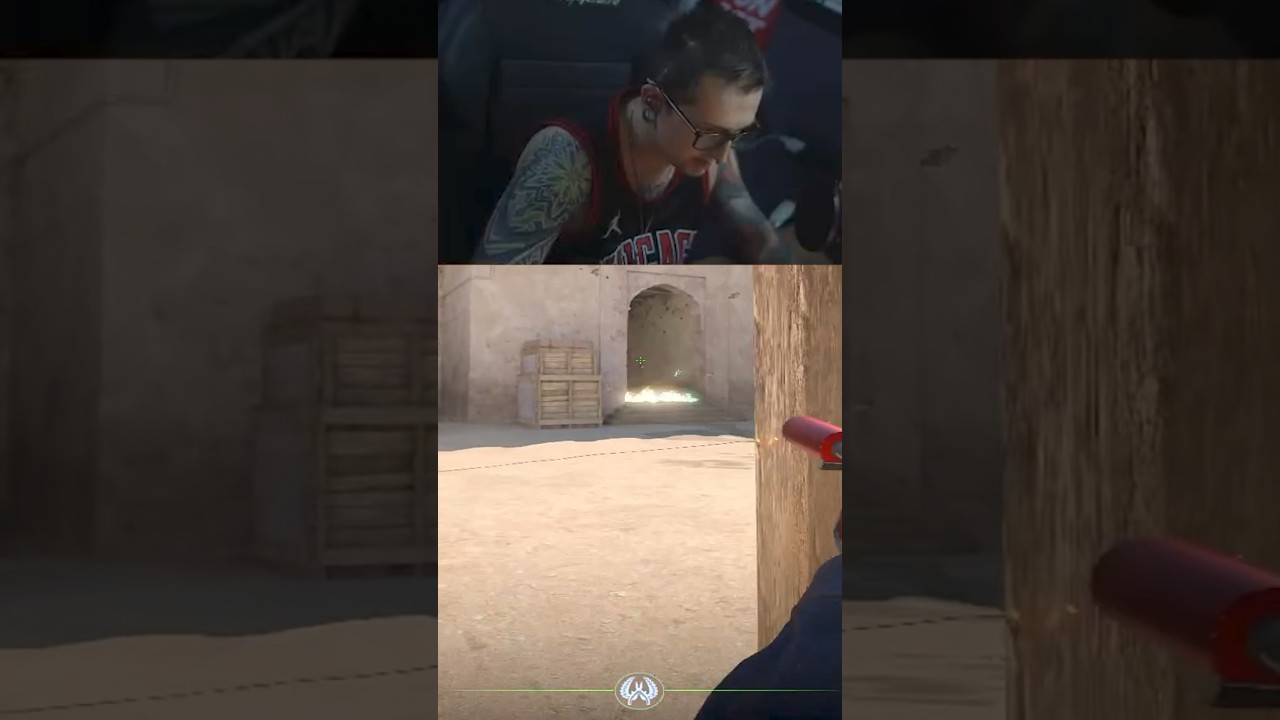 Как принимать B rush на dust2 #shorts #cs2 #кс2