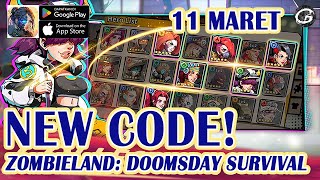 NEW CODE ZOMBIELAND: DOOMSDAY SURVIVAL GIFTCODE & HOW TO REDEEM - MOBILE GAME 11 MARET (ANDROID/IOS) screenshot 3