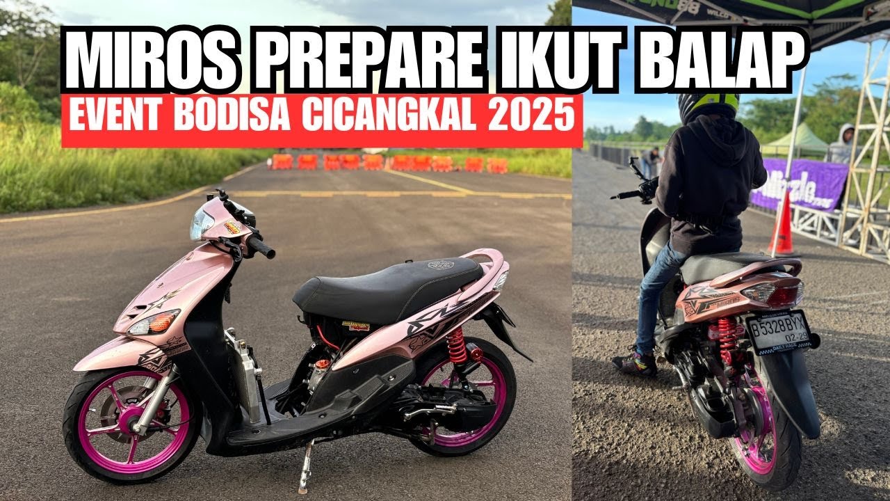Mio 200cc langsung kita balapin - event bodisa cicangkal 2025