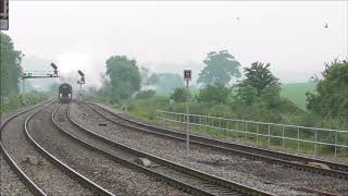 Clan Line at Castle Cary 26/05/2018