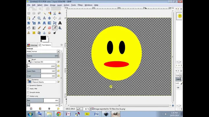 Awesome inkscape trick Creating png with transparent background by using Gimp