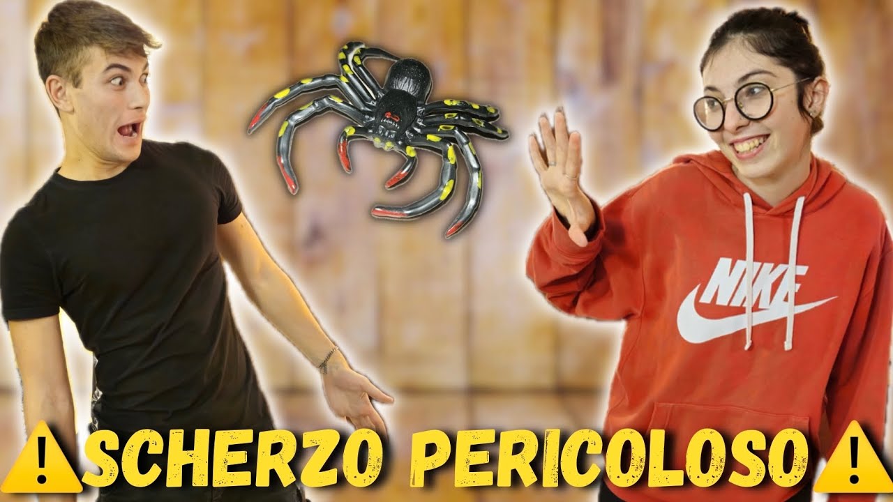 SCHERZO EPICO al mio RAGAZZO! Gli lancio un RAGNO addosso!