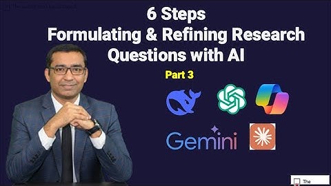 How to Turn a Good Research Question into a GREAT One using Gemini, CoPilot & ChatGPT (Part 3)