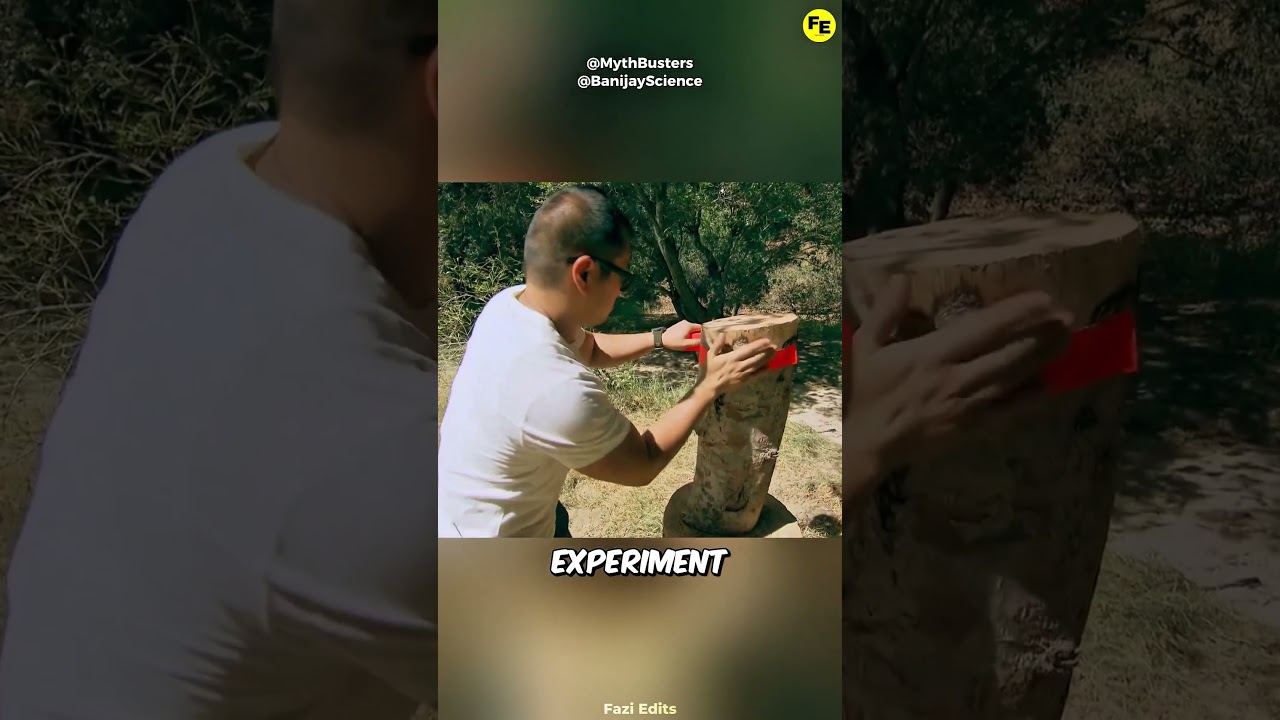 Can a chainsaw trigger a bullet? 😱