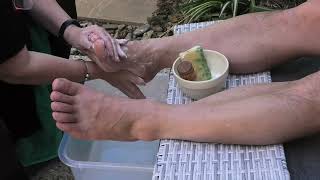 Download Lagu ASMR Foot Cleanse Real Person 🤗Outdoor Nature \u0026 Water Sounds #asmr #softspoken #nauture MP3