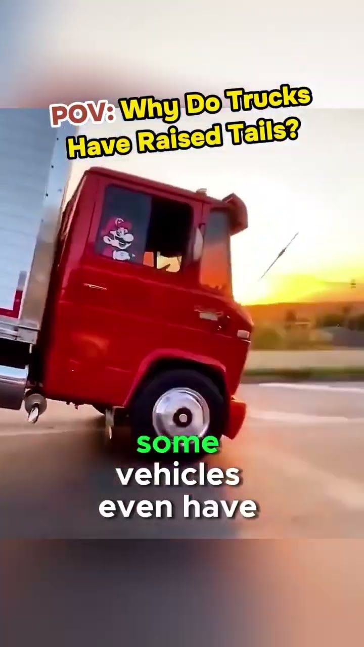 Why Do Trucks Have Raised Tails YouTube
