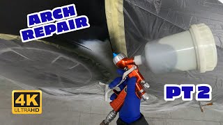Wheel Arch Repair Part 2 - Sagola 4600 dvr aqua 1.2xl