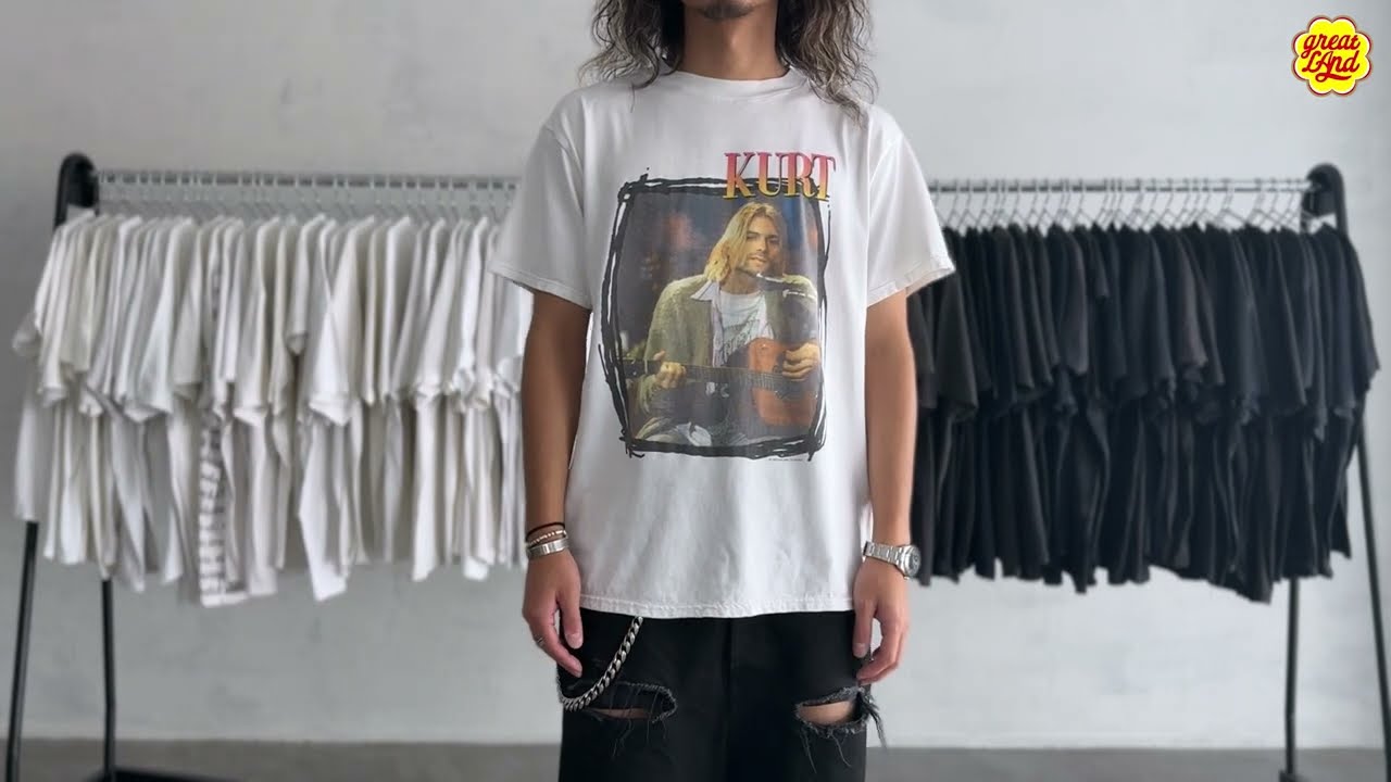 NIRVANA KURT COBAIN MEMORIAL SUN IS GONE WHITE