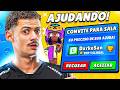 AJUDANDO o TOP 1 GLOBAL de NAJIA no PRIMEIRO DIA!