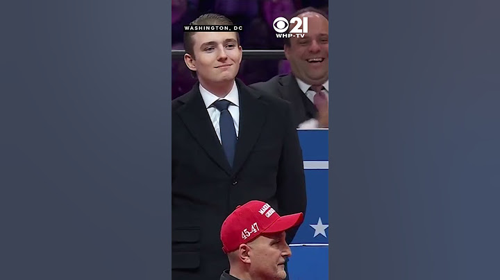 Trump's son Barron gets recognized at inauguration for helping 'win the youth vote'