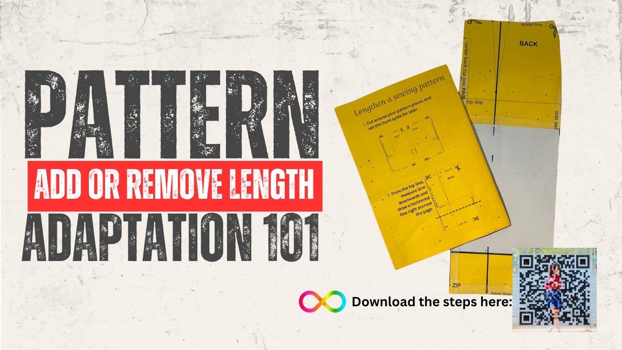 How to Lengthen a Sewing Pattern | Simple Pattern Adjustment Tutorial
