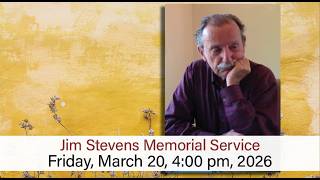Jim Stevens Memorial Service (03-20-26)