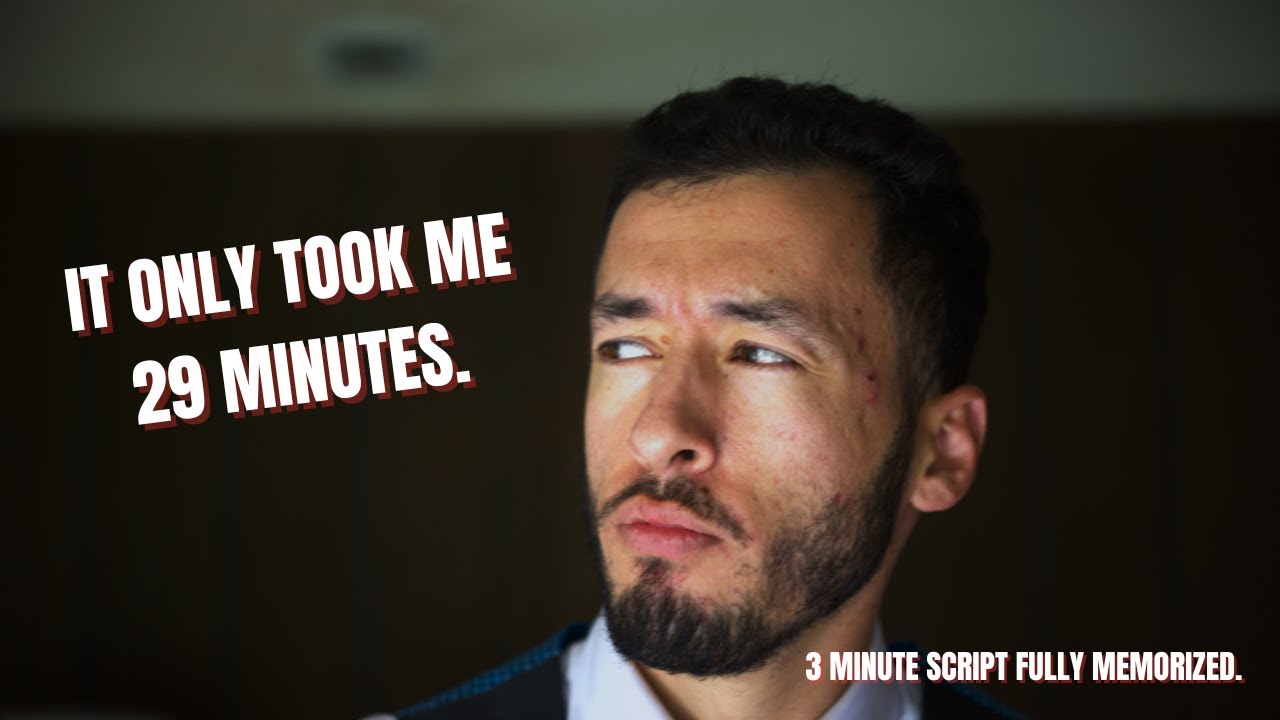 How to memorize scripts INSTANTLY (no photographic memory)
