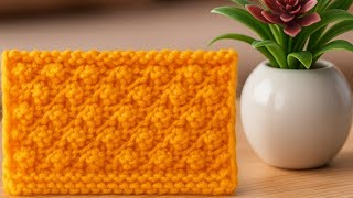 Knitting by Heart | Honey Diamonds Knit Pattern | Easy Knit Pattern for Baby Blanket 