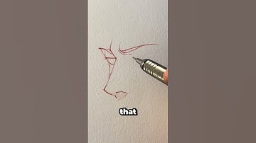 How to draw facial features from 3/4 angle || Jmarron