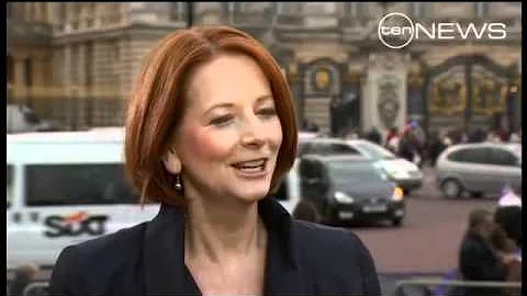 Gillard at Royal Wedding