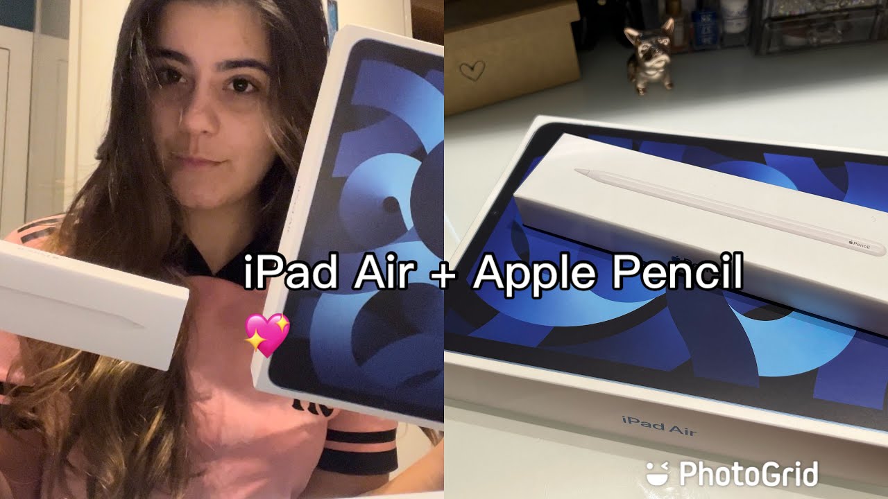 IPAD AIR 5° GERAÇÃO + APPLE PENCIL - YouTube