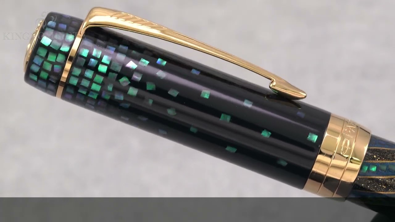 PARKER パーカー 万年筆 デュオフォールド 蒔絵 2017 流水 M PARKER パーカー 万年筆 リミテッドエディション2017 デュオフォールド