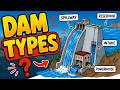 Every Type of Dam Explained: Arch, Gravity, Embankment & More #civilengineering