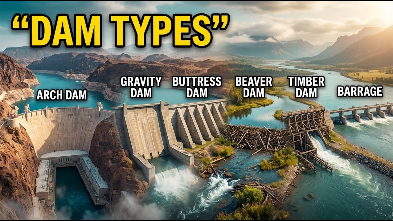 Every Type of Dam Explained: Arch, Gravity, Embankment & More