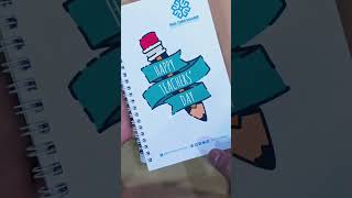 Teachers Day Gift Idea Custom Spiral Notebook For Pak Turf Maarif Razas Solution