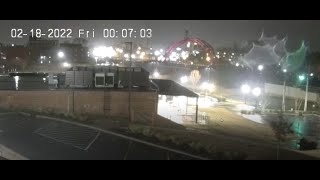 Videos show moment wooden arches collapse over Hickory bridge